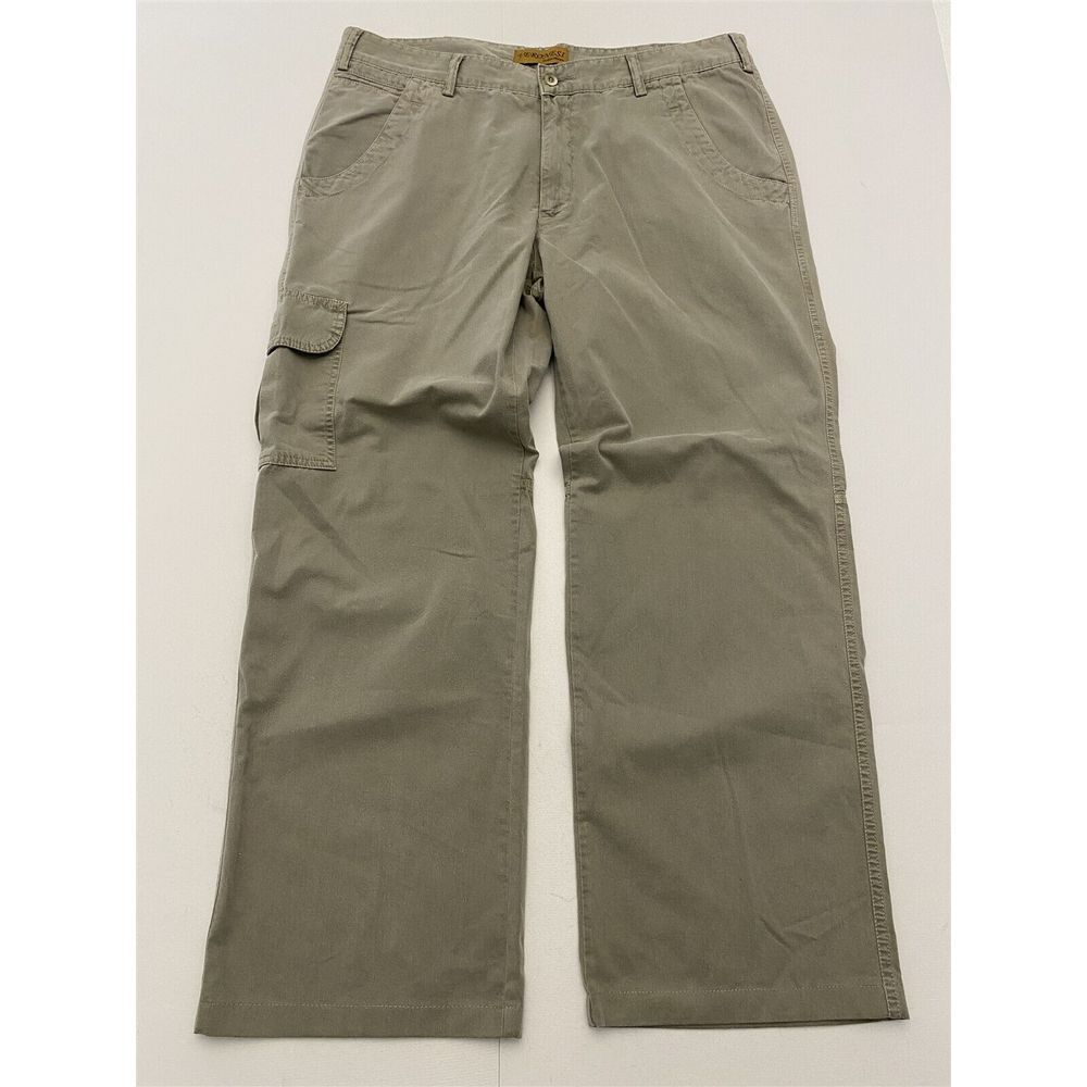 Veronesi 36 x 30 Beige Flap Pocket‎ 100% Cotton Italian Cargo Pants